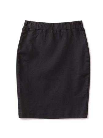 Юбка-карандаш с напылением &quot;под кожу&quot; GLORIA || Спідниця жін. CE GLORIA, р.170-92-98, Nero