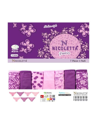 Женские трусы неделька Nicoletta Арт: 713056, 2XL, Ассорти