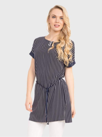 Туника LTH 728 || ВТЖ Туніка жін. CE LTH 728, р.164-88-94, синій-білий