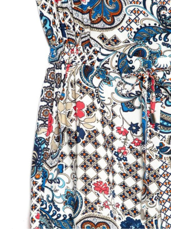 Комбинезон с этническим рисунком MIRACLE || Напівкомбінезон жін. MIRACLE, р.164-84-92, Blue