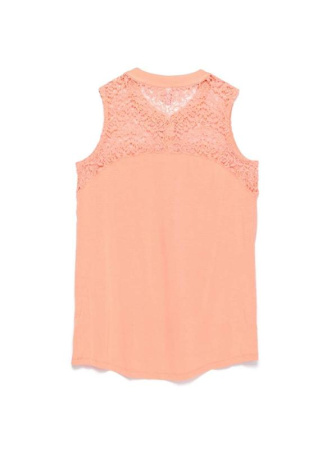 Футболка с кружевом и планкой на пуговицах LD 514 || ВТЖ Джемпер жін. CELG LD 514, р.158,164-96, білий