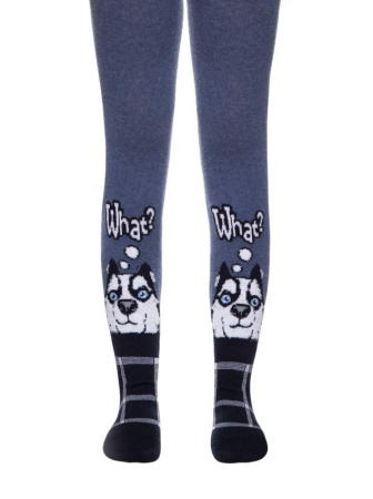 Колготки дитячі Conte Kids TIP-TOP 18С-266СП, р. 116-122 (18), 504 темно-сірий