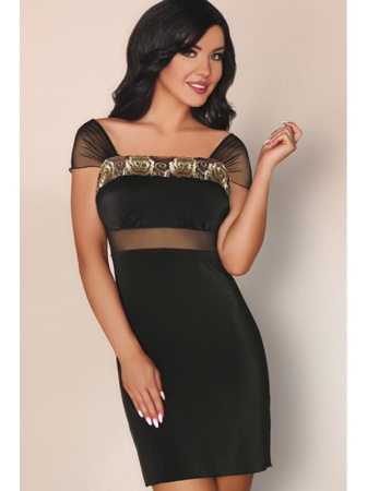 Комплект LivCo Corsetti Amoria Черно-золотой Комплект LivCo Corsetti Amoria Черно-золотой