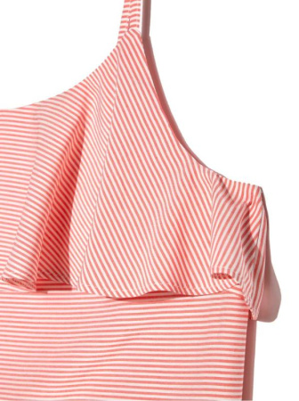 Стильный топ на тонких бретелях LBL 910 || Блуза жін. CE LBL 910, р.170-84-90, white-coral