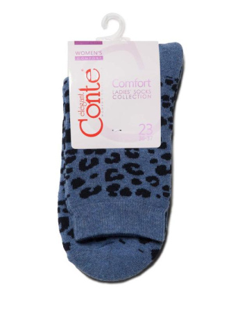 Носки жен. хлопковые Conte COMFORT (махровые) 17С-64СП, р.23, 118 джинс || Шкарпетки жін. бавовняні COMFORT (махрові) 17С-64СП, р.23, 118 темно-бірюзовий