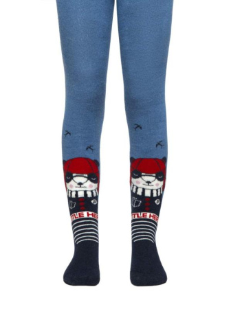 Колготки дитячі Conte Kids SOF-TIKI 7С-38СП, р. 104-110 (16), 520 джинс світлий