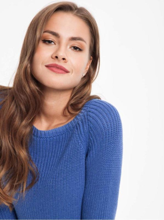 Удлиненный вязаный джемпер 029 || Джемпер жін. CE LDK029 17С-119СП, р.170,176-88, білий