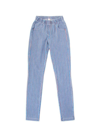 Ультрамодные леггинсы из денима в полоску OLIVIA, р.164-94, Blue || Ультрамодные леггинсы из денима в полоску OLIVIA, р.164-94, Blue