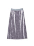Велюровая юбка с плиссировкой MADEMOISELLE || Спідниця жін. CE MADEMOISELLE, р.164-98, lilac grey