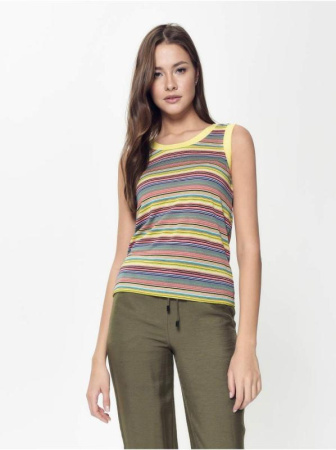Топ в полоску с эластичными манжетами LD 921-1