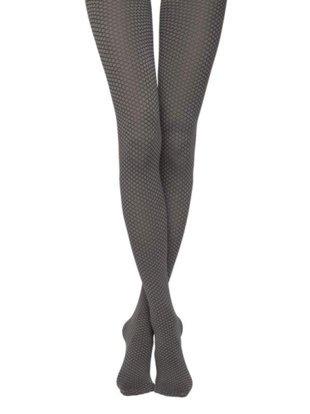 Щільні меланжеві колготки DIAMOND Lycra, р. 4, grey Щільні меланжеві колготки DIAMOND Lycra, р. 4, grey
