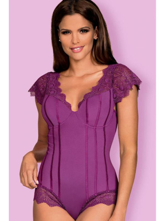 Боди Obsessive Moketta Фиолетовый