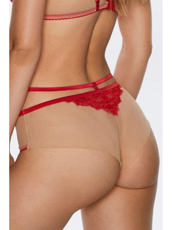 Бразилианки Kinga Mind Love B-795/2 Красно-телесный