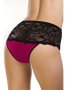 Полные трусики ORO Giovana 2215 Бургундово-черный