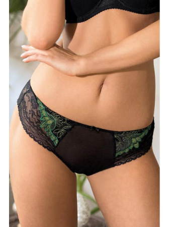 Полные трусики Dama Kier Thelma Черно-зеленый
