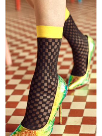 Носки Gabriella Van 30 den Черно-желтый || Носки Gabriella Van 30 den Черно-желтый
