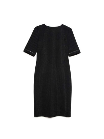 Платье-футляр с легким мерцанием люрекса LPL 1039 || Плаття жін. CE LPL 1039, р.170-96-102, shiny black