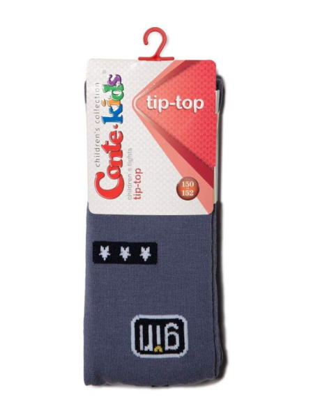 Колготки дитячі Conte Kids TIP-TOP, р. 140-146, 443 темний джинс Колготки дитячі Conte Kids TIP-TOP, р. 140-146, 443 темний джинс
