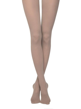 Плотные меланжевые колготки OFELIA Lycra, р.4, cacao