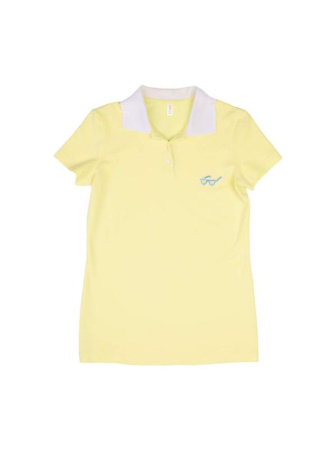 Футболка-поло с вышивкой LD 729 || ВТЖ Джемпер жін. CE LD 729, р.170-84, жовтий