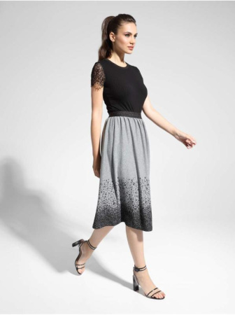 Юбка с эффектом градиента DORE || Спідниця жін. CE DORE, р.170-98, grey gradient