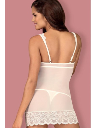 Комплект Obsessive 853-CHE-2 chemise  Экри