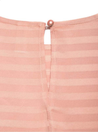 Ультрамодная шелковистая блузка с воланами LBL 908 || Блуза жін. CE LBL 908, р.170-88-94, dusty rose