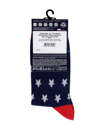 Носки муж. DW MARVEL 17С-140СПМ, р.29, 073 темно-синий || Шкарпетки чол. DW MARVEL 17С-140СПМ, р.29, 071 темно-синій