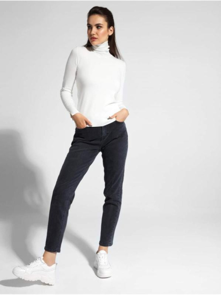 Вязаный свитер из итальянской пряжи с вискозой премиального качества LDK 055