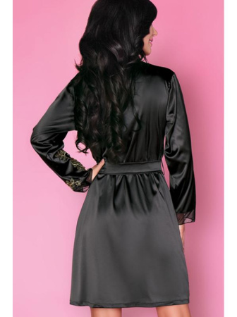 Пеньюар LivCo Corsetti Natasha Черно-золотой