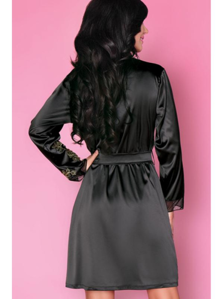 Пеньюар LivCo Corsetti Natasha Черно-золотой