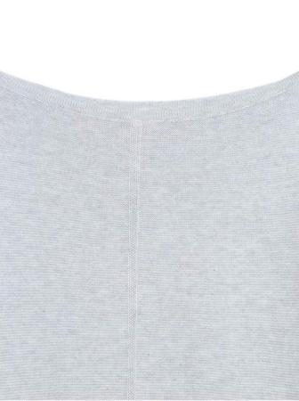 Фактурный джемпер из пряжи с хлопком и модалом LDK 103 || Джемпер жін. CE LDK103 19С-202СП, р.170-84, white smoke