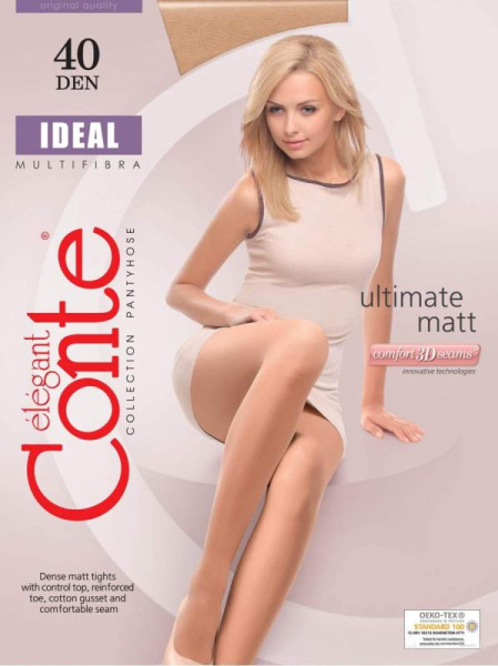 Матовые колготки с эффектом пудры ultimate matt IDEAL 40 Lycra, р.5, Mocca Матовые колготки с эффектом пудры ultimate matt IDEAL 40 Lycra, р.5, Mocca