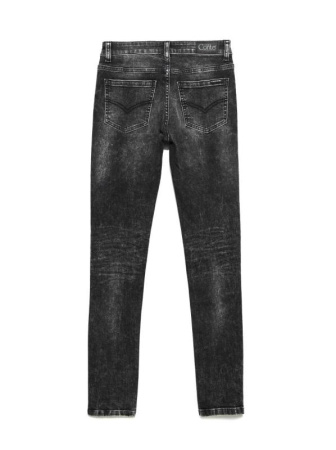 Моделирующие eco-friendly джинсы skinny со средней посадкой CON-173 || Брюки джинсові жін. CE CON-173, р.170-90, washed black Моделирующие eco-friendly джинсы skinny со средней посадкой CON-173 || Брюки джинсові жін. CE CON-173, р.170-90, washed black