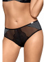 Полные трусики Ava Black Spinel AV 1812  Черно-белый