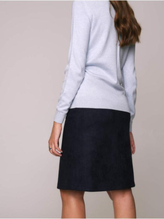 Джемпер из пряжи с хлопком и модалом LDK 098 || Джемпер жін. CE LDK098 19С-197СП, р.170-84, white smoke Джемпер из пряжи с хлопком и модалом LDK 098 || Джемпер жін. CE LDK098 19С-197СП, р.170-84, white smoke