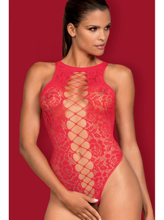 Боди Obsessive B120  Красный