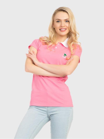 Футболка-поло с вышивкой LD 729