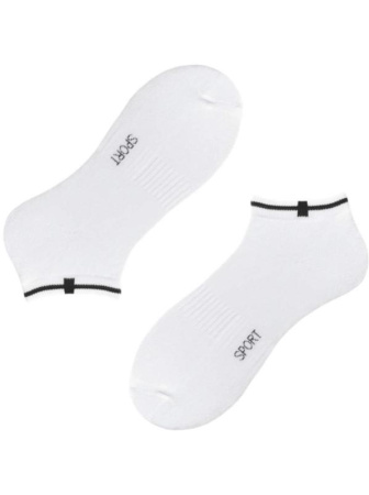Шкарпетки чол. арт. 42-91 Sneaker sport (комплект 2 пары), р.27-29, 082 білий