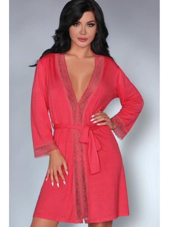 Халат LivCo Corsetti Frances Коралловый