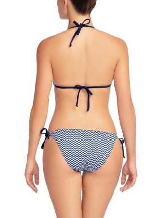 Бикини с треугольными чашками &quot;PUSH UP&quot; AGNES || ВКТ CE Бюстгалтер купальний жіночий AGNES, р.80(B), синій-білий