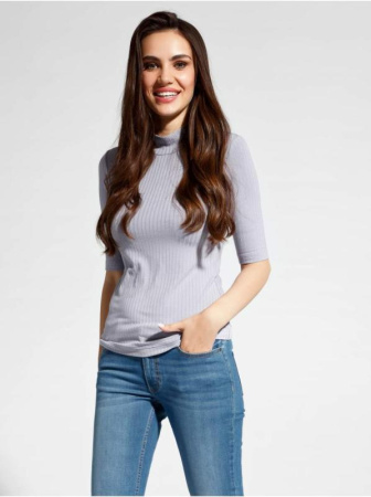 Топ в рубчик из вискозы премиального качества LD 1031