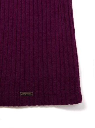 Классическая водолазка в рубчик 822 || Джемпер жін. CE LD 822, р.170-88, plum