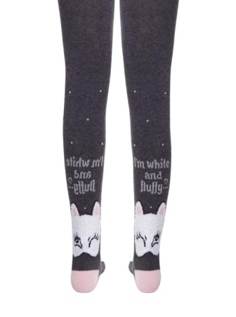 Колготки дитячі Conte Kids TIP-TOP 18С-266СП, р. 104-110 (16), 504 темно-сірий