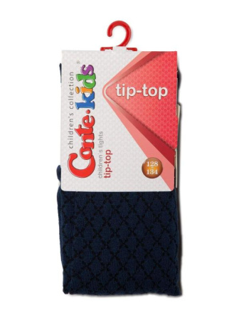 Колготки детские Conte Kids TIP-TOP, р.128-134, 454 темно-синій || Колготки дитячі Conte Kids TIP-TOP, р. 128-134, 454 темно-синій