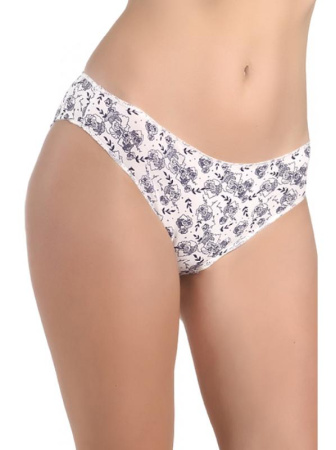 Полные трусики ORO Aurelia 2204 Бело-синий