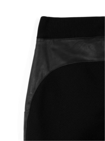 Ультрамодные леггинсы с лампасами из искусственной кожи DIVA || Ультрамодні штани з лампасами зі штучної шкіри DIVA