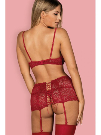 Комплект Obsessive Lividia set  Красный