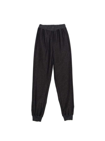 Ультракомфортные термоджоггеры с мерцанием люрекса SPORT LUX BLACK || Брюки жін. CE SPORT LUX Black, р.164-102, shiny black