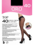 Колготки ORO Top 40 den без трусиковой части и с заниженной талией Черный || Колготки ORO Top 40 den без трусиковой части и с заниженной талией Черный